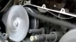 Внутренности клинноременного вариатора