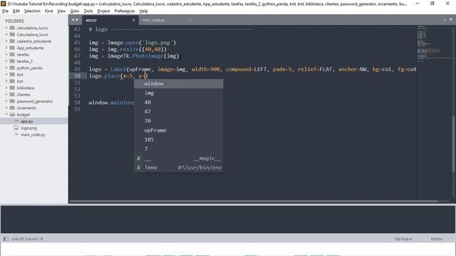 Build Your Own Budgeting App with Python: Python project