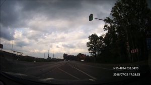 Driving in Moscow region: Бронницы - Раменское 22/07/2018 (timelapse 4x)