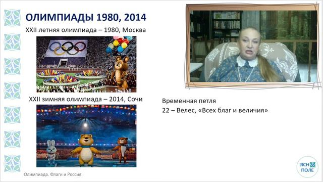 Олимпиада. Флаги и Россия.