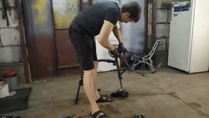 Реставрация складного велосипеда Аист. 1-я серия Разборка. ( Aist bike restoration)