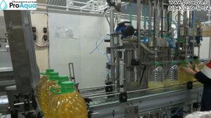 Полуавтоматическая линия розлива растительного масла на 5 л до 400 бут/час