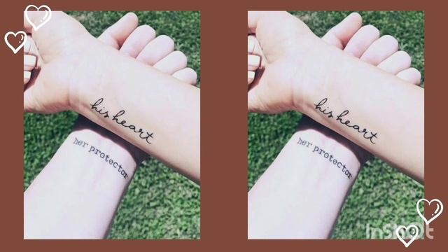 60+ Matching Tattoo Ideas for couples | Best Minimal Tattoo Designs смотреть онлайн