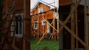 Внешняя отделка дачного домика имитацией бруса