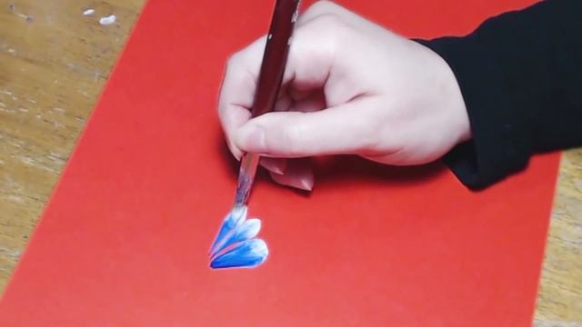 Роспись, Две краски на кисточке, часть1 | Tutorial -  brushstroke, irishkalia