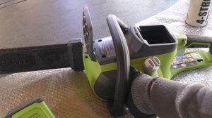 Цепная аккумуляторная пила Greenworks 40 ВОЛЬТ. Обзор Алиса.