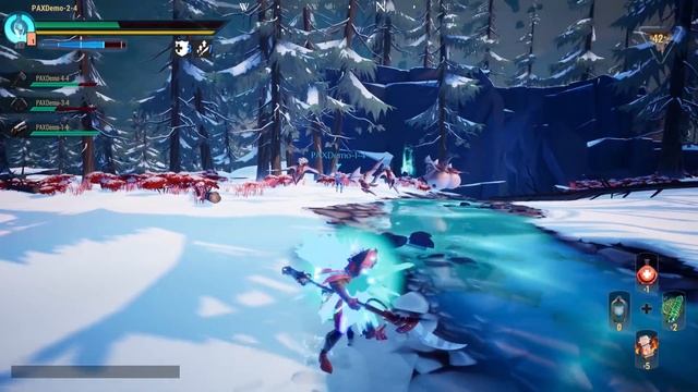 Dauntless Gameplay: 4 Player Co-op Versus Boreus смотреть онлайн