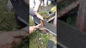 Колхозный ремонт двери волги