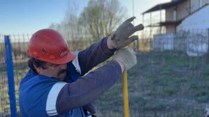 Ликвидация последствий аварии на газопроводе, произошедший из-за обрушения моста