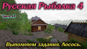 Русская рыбалка 4. часть  43. Выполняем задания. Лосось.