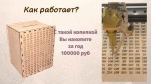 Копилка 365 дней! За год накопить 66795 или 100000 реально? Легко!