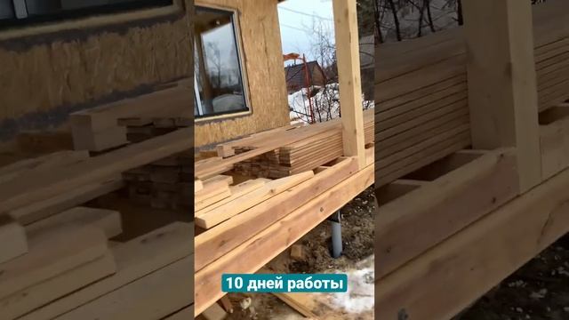 Дом 6х6 из сип панелей со вторым светом #сиппанели #сипдом #дом #строительство #каркасныйдом