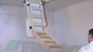 монтаж чердачной лестницы FAKRO LWK