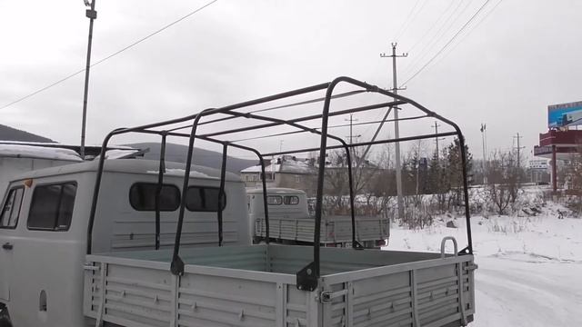 Натяжка тента на УАЗ фермер смотреть онлайн