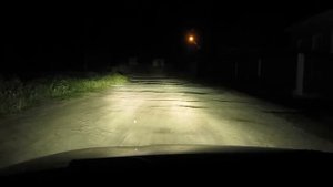 Сравнение света улучшеных фар Киржач и фар Бош