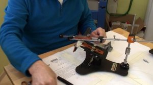 Заточка, равномерный подвод на кривых спусках, нож "ANV" Z100