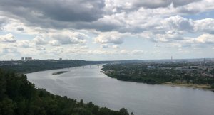 Смотровая площадка. Парк «Швейцария». Нижний Новгород.