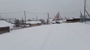 Будни Олега. Утро в селе, нового года. Как встретили новый год.