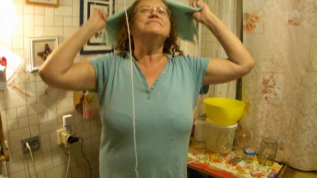 Вяжу на машине шапку - повязку из пуха кролика смотреть онлайн