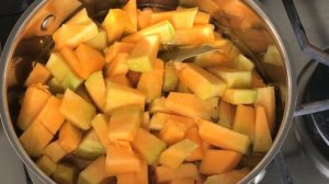 Тыквенный суп-пюре, быстрый и простой суп.  Диетический осенний супчик! Постный рецепт