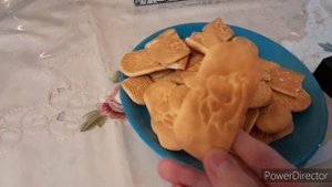 бегемотик бонди детские печенье открыть для тарелки