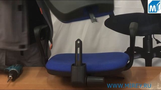 Сборка операторского кресла с механизмом перманент контакт на примере кресла "НОТА" (МИРЭЙ ГРУПП) смотреть онлайн