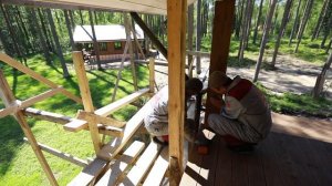 Дома, построенные из деревянного кирпича WOOD BRICK