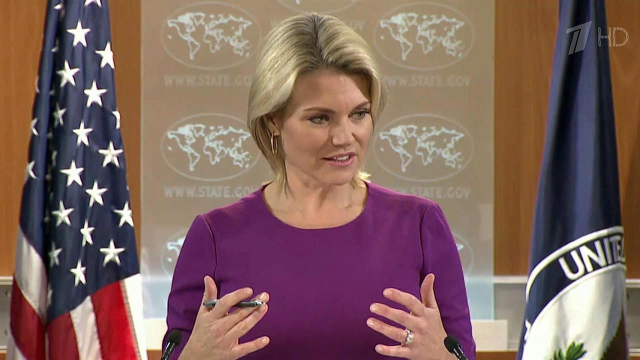 Представитель Госдепа объяснила снятие флагов РФ с консульства и торгпредства "уходом за зданиями"