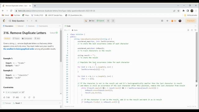 "Mastering LeetCode #316: Remove Duplicate Letters - The Ultimate Guide"