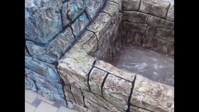 ЦВЕТНИКИ  из  цемента.декоративный  камень  и  пень...  мастер  Ниетбай.