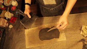 Шаблон и шпатель