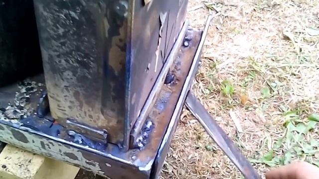 самодельная rocket stove (сделано на коленке 21-06-2015) . ракетная печь просто. смотреть онлайн