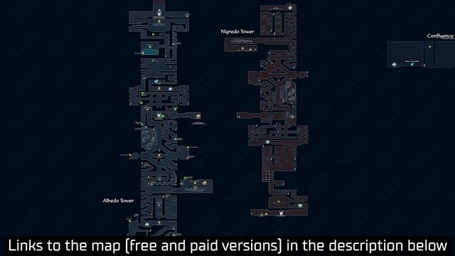 Afterimage | 100% Map — All Areas, Bosses, Items, Secrets & More! #metroidvania