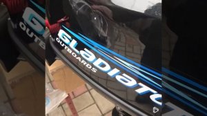 Мотор Гладиатор 9.8 л.с. Распаковка