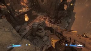 Doom 2016 [Кошмар, все секреты] #18 Святилище Кадингир. Вот, зарыт в пещере пулемет...