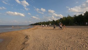 Пляж в Коккорево. Август 2023.