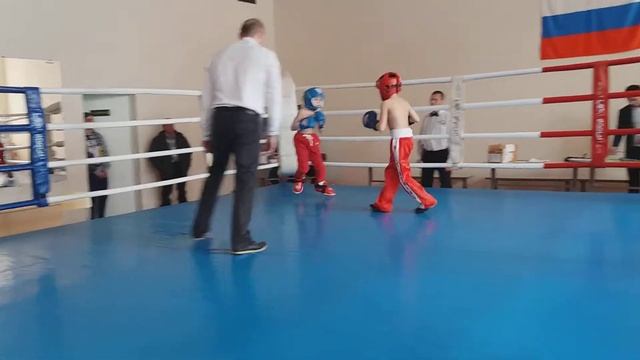 Маленький боец. Соревнование  по кикбоксингу -Клуб "РУСИЧИ"