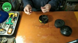 Как косить бензокосой без катушки.