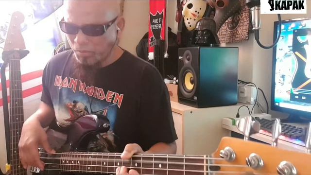 Led Zeppelin - Black dog l Bass cover l man greng bass Attack смотреть онлайн