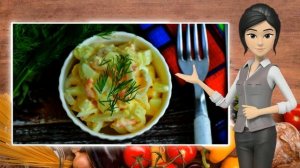 Салат с кальмарами, креветками и ананасами