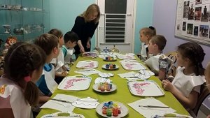 Рисование ЭБРУ. Мастер - класс в детском саду.