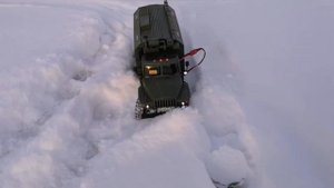 Урал wpl b36 "Первые покатушкИ" по снегу...