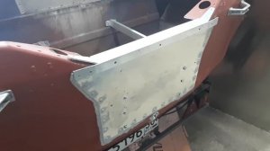 Обь М ремонт и усиление транца .