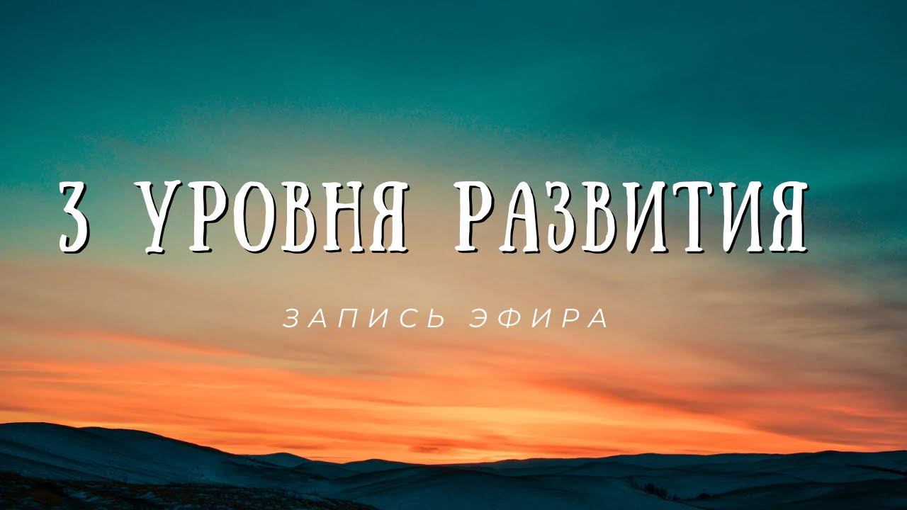 3 уровня развития