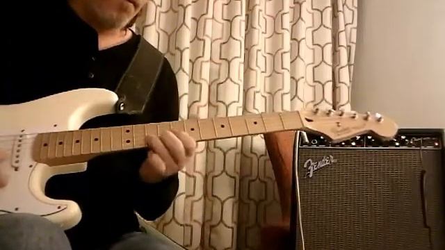 Blues improv on my 2001 mim Stratocaster through a fender champion 40 смотреть онлайн