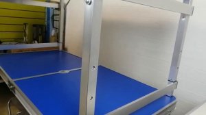 Общий обзор трёх столов. Столы складные туристические со стульчиками.