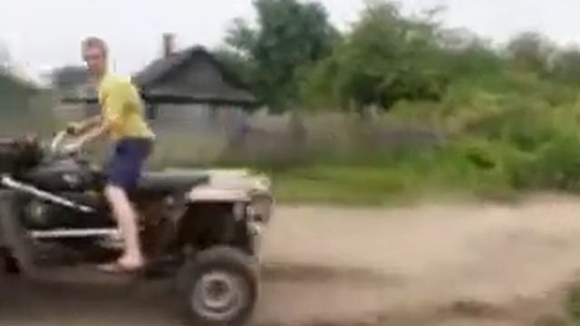 Самодельный,полноприводный квадроцикл из Ваз2109 с Новокузнецка смотреть онлайн
