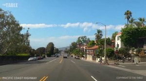 Driving Pacific Coast Highway from Dana Point to Laguna Beach, California, USA, 4K UHD