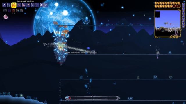 Небесные башни / Первая встреча с мунлордом / #21 / Terraria / Calamity Mod / Террария с модами