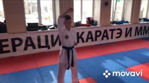 Урок 1-ый на белый пояс по каратэ в домашних условиях.